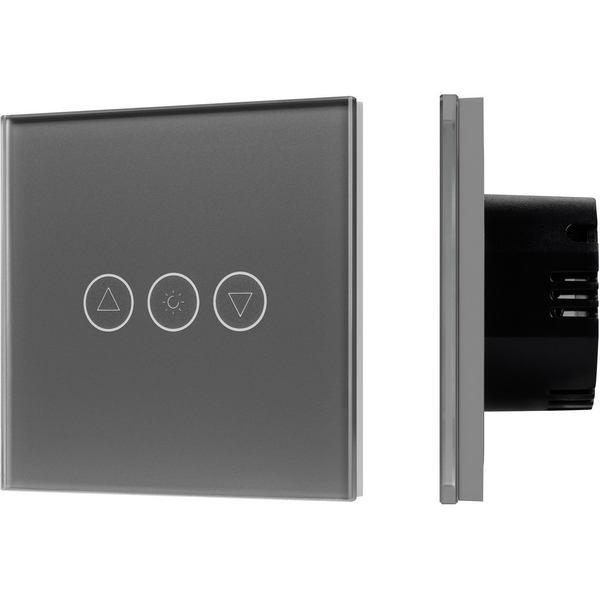 

Светорегулятор сенсорный с Zigbee управлением SWT-OMALI-SD3-ZB-GR (250V, 500W) (Arlight, Стекло, Умный дом) 050063, Серебро, OMALI 050063