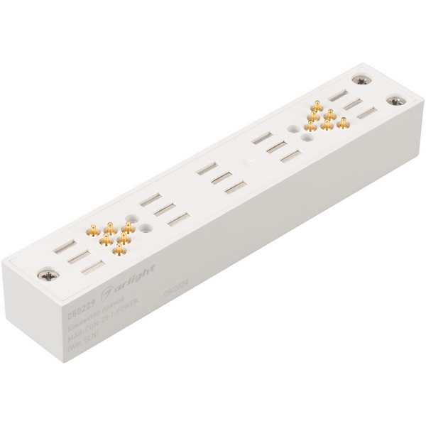 

Коннектор прямой MAG-CON-25-I-POWER (WH, 5LN) (Arlight, IP20 Пластик, 5 лет) 050229, MAG-25 050229