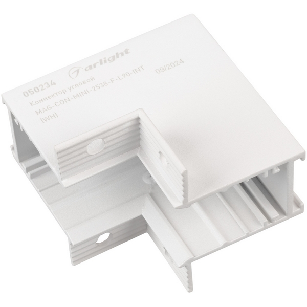 

Коннектор угловой MAG-CON-MINI-2538-F-L90-INT (WH) (Arlight, IP20 Металл, 5 лет) 050234, MAG-25 050234