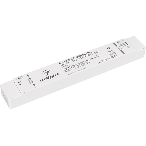 

Блок питания ARV-SP-12150-PFC-ZIGBEE-CCT (12V, 12.5A, 150W) (Arlight, IP20 Пластик) 051066, ARV-SP 051066