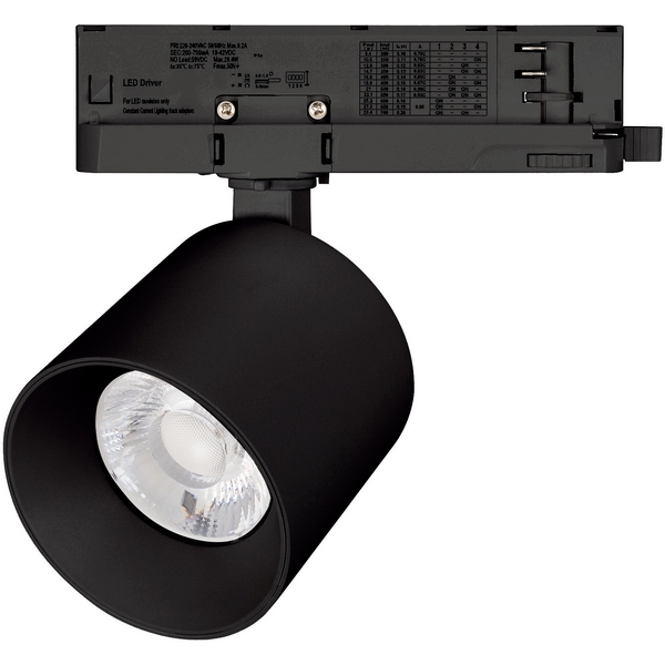 

Трековый светильник светодиодный LGD-DYKE-4TR-R90-26W Day4000 (BK, 20 deg, 230V) (Arlight, IP20 Металл) 052136, Черный, 052136