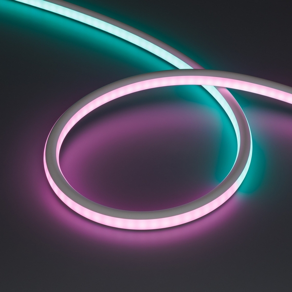 

Светодиодная лента герметичная SPI-WAVE-TOP-G200-18x15mm 12V RGB PX2 (26 W/m, IP54, 5m, wire x1) (Arlight, Вывод прямой) 052418, Wave 052418