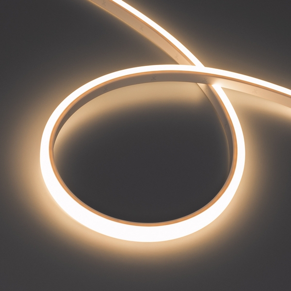 

Светодиодная лента герметичная WAVE-TOP-PU-A144-10x10mm 24V Warm3500 (5 W/m, IP68, 1m, wire x1) (Arlight, Вывод боковой) 052625, 052625