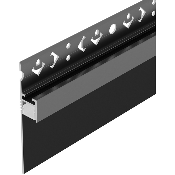 Изображение товара Профиль для светодиодной ленты ARH-PLINTUS-50-FANTOM-3000 BLACK 300 см алюминий Россия