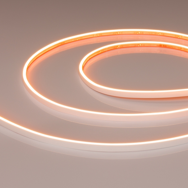 

Светодиодная лента герметичная VELA-M240-2.5x6mm 24V Warm2400 (5 W/m, IP65, 5m) (Arlight, узкая) 053270, MICROLED 053270