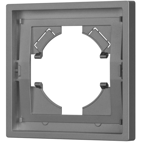 

Рамка пластиковая FRM-TENDO-PL-1-GR (Arlight, Графитовый) 053837, Серый, TENDO 053837