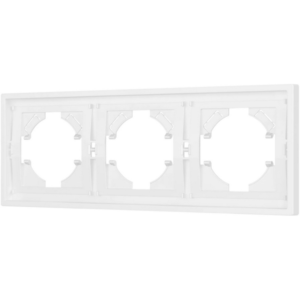 Изображение товара Рамка пластиковая FRM-TENDO-PL-3-WH (Arlight, Белый) 053843