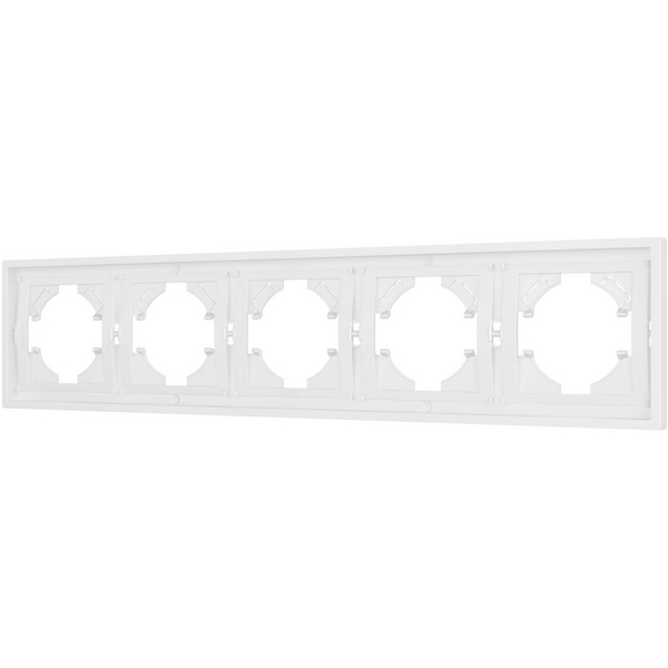 Изображение товара Рамка пластиковая FRM-TENDO-PL-5-WH (Arlight, Белый) 053851
