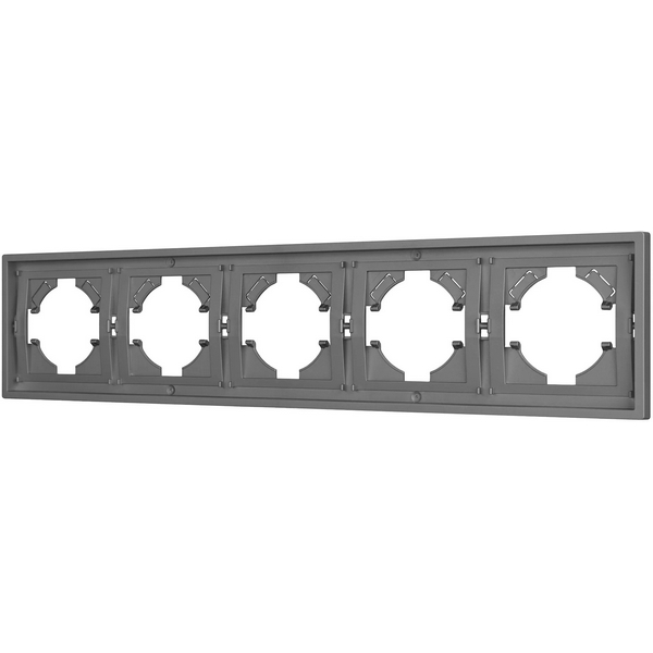 Изображение товара Рамка пластиковая FRM-TENDO-PL-5-GR (Arlight, Графитовый) 053853