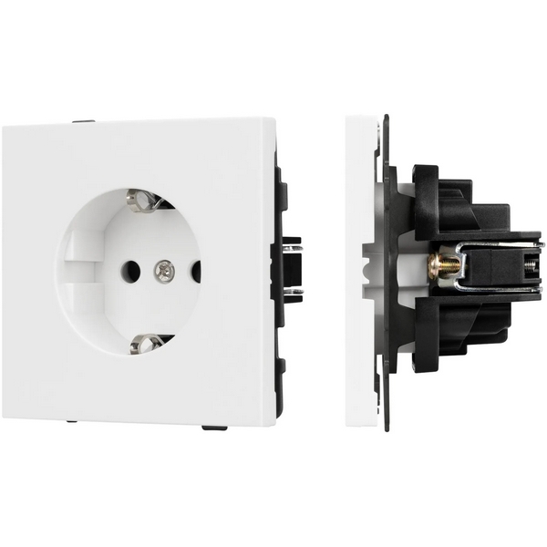 Изображение товара Механизм электрической розетки SCT-TENDO-MEU1-PL-WH (230V, 16A) (Arlight, Белый) 054078