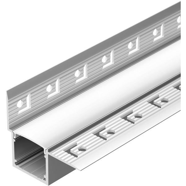 Изображение товара Профиль световой алюминиевый FANTOM-W20-H20-EDGE-2000 ANOD для ГКЛ Россия