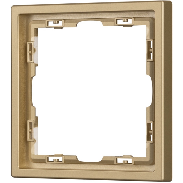 

Рамка пластиковая FRM-NOBE-SFPL-1-GD (Arlight) 054213, Золото, NOBE 054213