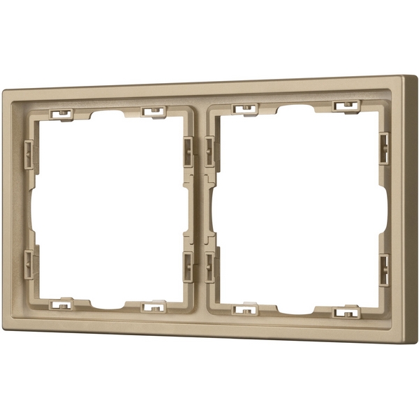 Изображение товара Пластиковая рамка FRM-NOBE-SFPL-2-GD Arlight золото