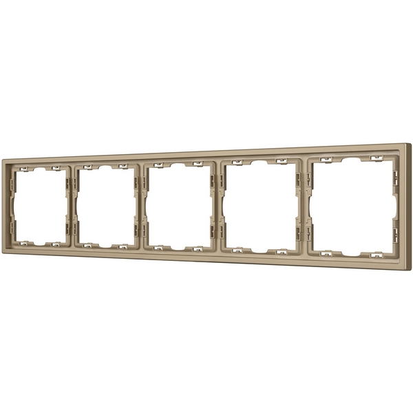 

Рамка пластиковая FRM-NOBE-SFPL-5-GD (Arlight) 054229, Золото, NOBE 054229