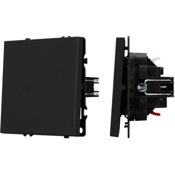 

Механизм выключателя одноклавишный проходной SWT-NOBE-MKP1-SFPL-BK (230V, 10A) (Arlight) 054246, Черный, NOBE 054246