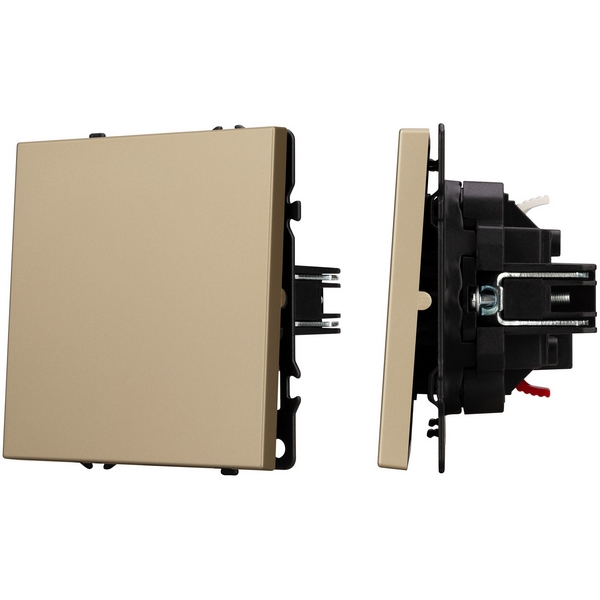 

Механизм выключателя одноклавишный проходной SWT-NOBE-MKP1-SFPL-GD (230V, 10A) (Arlight) 054247, Золото, NOBE 054247