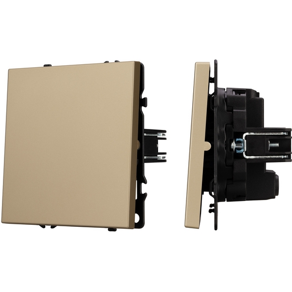 

Механизм выключателя одноклавишный перекрёстный SWT-NOBE-MKX1-SFPL-GD (230V, 10A) (Arlight) 054250, Золото, NOBE 054250