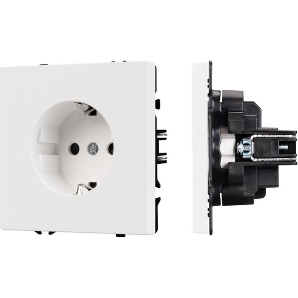 

Механизм электрической розетки SCT-NOBE-MEU1-SFPL-WH (230V, 16A) (Arlight) 054276, Белый, NOBE 054276