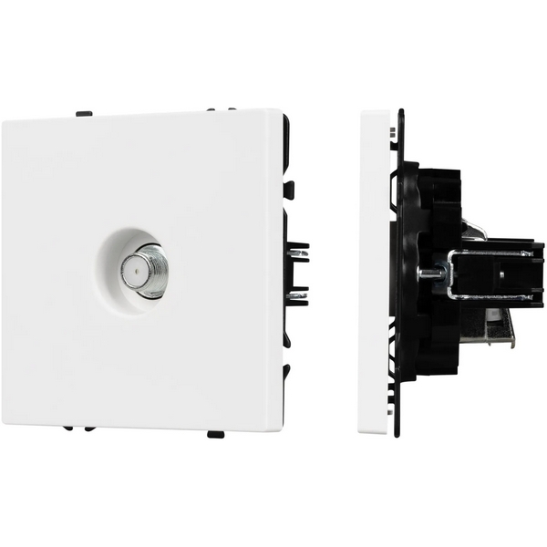 Розетка ARL NOBE спутник софт-тач белый кварц SCT-MST1-SFPL-WH (SAT) (Arlight,) 054296(1)