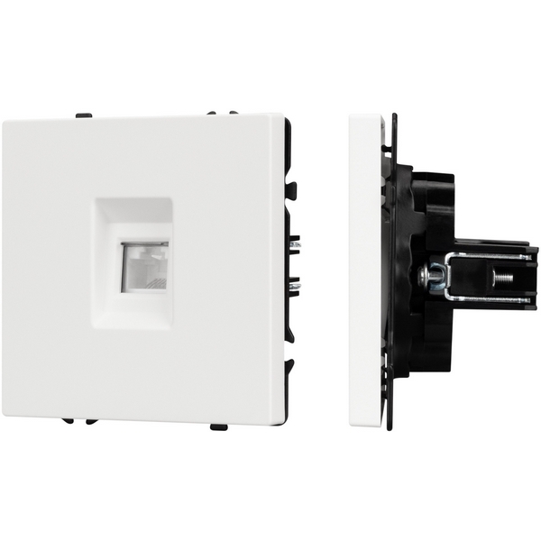 Изображение товара Компьютерная розетка RJ-45 CAT6 артикул 054304 от Arlight встроенная белая