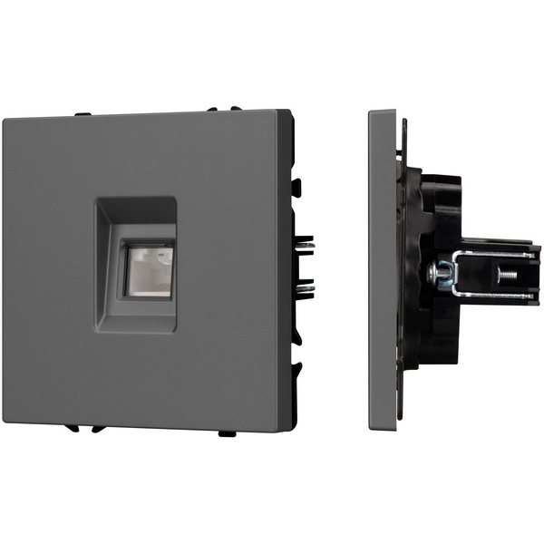 

Механизм компьютерной розетки SCT-NOBE-MPC1-SFPL-GR (RJ-45, CAT6) (Arlight) 054307, Серый, NOBE 054307