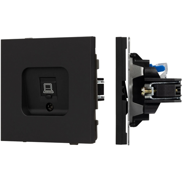 

Механизм компьютерной розетки SCT-TENDO-MPC1-SFPL-BK (RJ-45, CAT6) (Arlight, Матовый черный) 054591, TENDO 054591