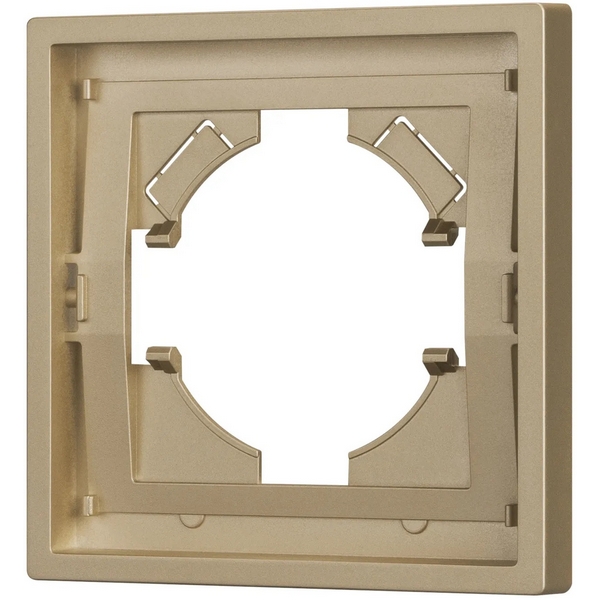 

Рамка пластиковая FRM-TENDO-SFPL-1-GD (Arlight, Матовый песочный) 054643, Золото, TENDO 054643