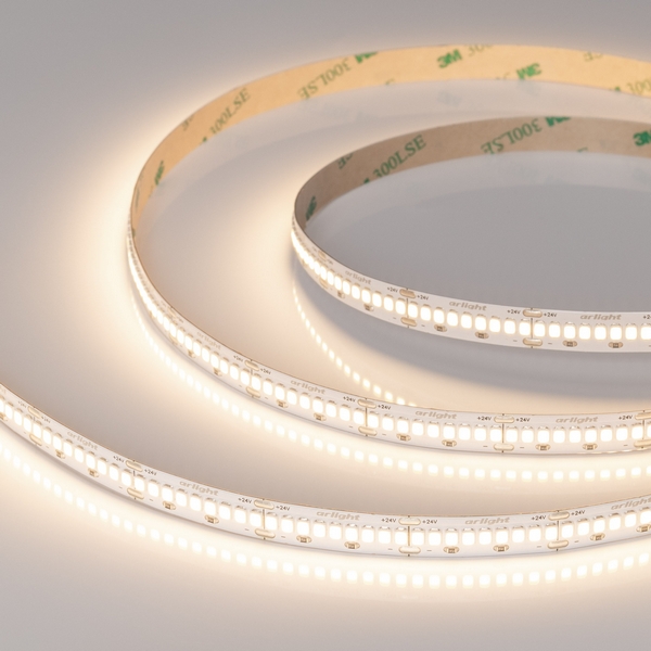 Изображение товара Светодиодная лента Arlight ULTRA-A288-10mm 24V 5м теплый белый IP20 Изображение товара Светодиодная лента Arlight ULTRA-A288-10mm 24V 5м теплый белый IP20