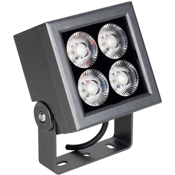 

Прожектор светодиодный уличный ALT-BLOCK-S130x130-15W Day4000 (GR, 15 deg, 230V) (Arlight, IP66 Металл) 055240, Серый, Block 055240