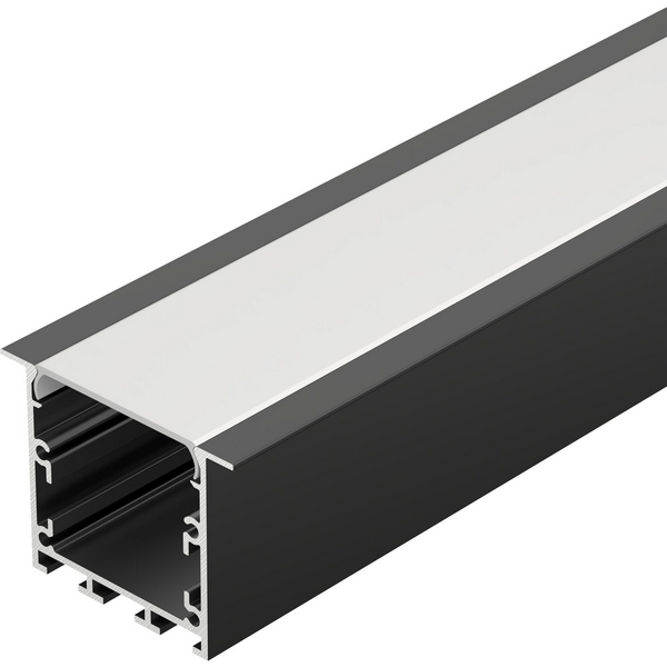 Изображение товара Профиль для светодиодной ленты LINIA49-F-M-3000 BLACK Arlight алюминий 300 см