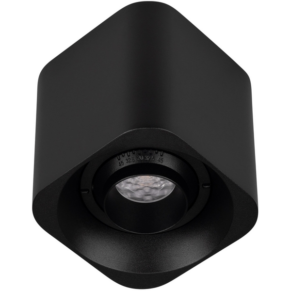 

Накладной светильник светодиодный SP-ACENTO-S95x95-10W Warm3000 (BK, 20-45 deg, 230V) (Arlight, IP20 Металл) 055747, Черный, Acento 055747