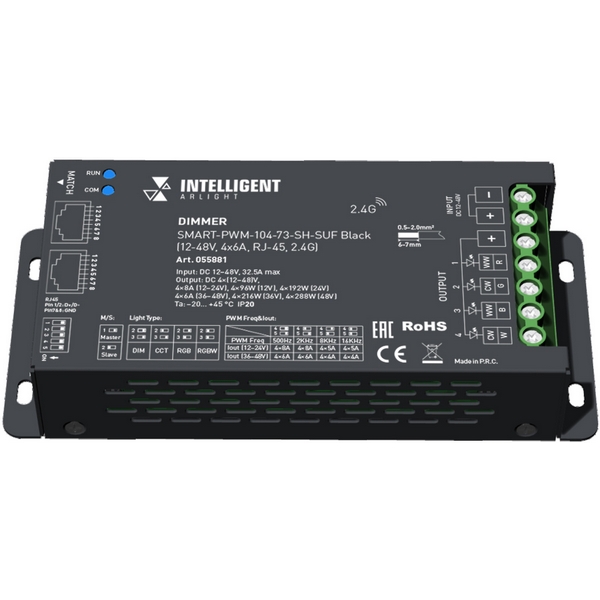 Изображение товара Диммер RGBW Arlight SMART-PWM-104-73-SH-SUF для светодиодных лент Изображение товара Диммер RGBW Arlight SMART-PWM-104-73-SH-SUF для светодиодных лент