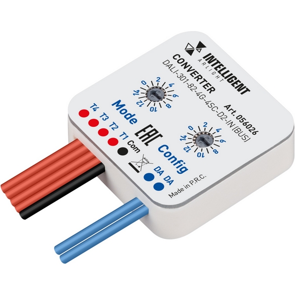 

Конвертер INTELLIGENT ARLIGHT DALI-301-82-4G-4SC-D2-IN (BUS) (IARL, IP20 Пластик) 056026 Arlight, 056026