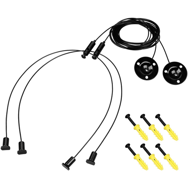 

Подвес LINE-6070 2x2m Set BLACK (Pad 9x2mm) (Arlight, Металл) 056257, ARH-LINE 56257