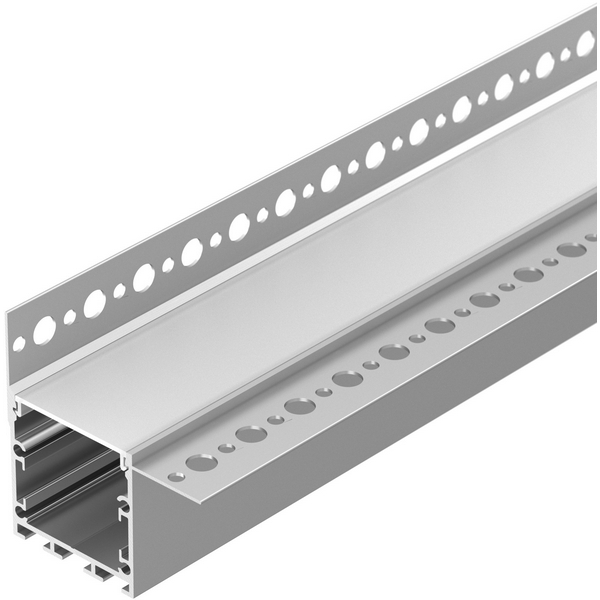 Изображение товара Профиль Arlight LINIA32-FANTOM-EDGE-2000 ANOD алюминиевый для ГКЛ 200 см серебро