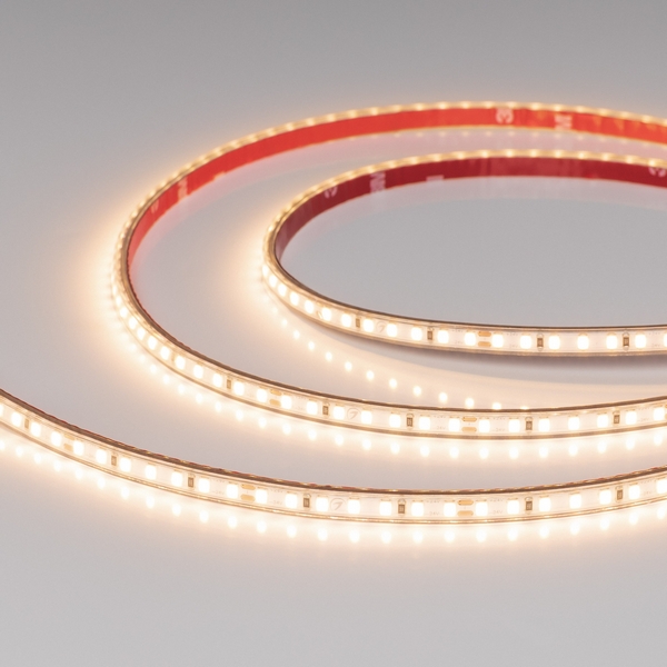 

Светодиодная лента герметичная RTW-PS-A140-7mm 24V Warm3000 (10 W/m, IP67, 5m) (Arlight, CRI>90) 058506, RTW герметичная 058506