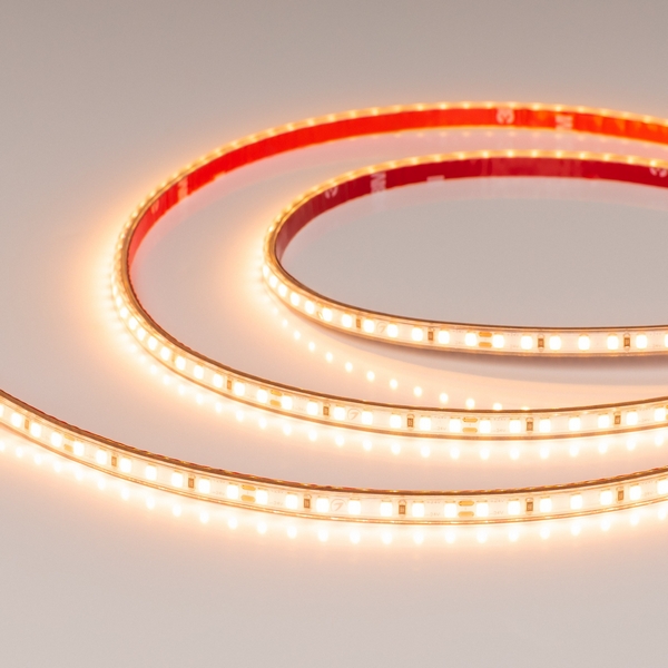 

Светодиодная лента герметичная RTW-PS-A140-7mm 24V Warm2400 (10 W/m, IP67, 5m) (Arlight, CRI>90) 058508, RTW герметичная 058508