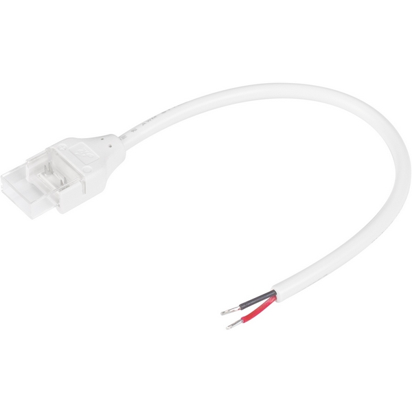 Изображение товара Коннектор питания COB-MONO-10mm-2pin-STW-IP68 для светодиодных лент 24V прозрачный