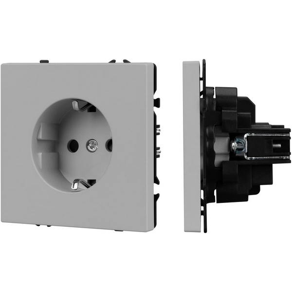 

Механизм электрической розетки SCT-NOBE-MEU1-SFPL-IS (230V, 16A) (Arlight, Никель) 059453, NOBE 059453