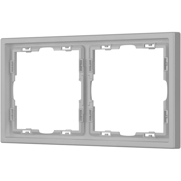 

Рамка пластиковая FRM-NOBE-SFPL-2-IS (Arlight, Никель) 059457, NOBE 059457