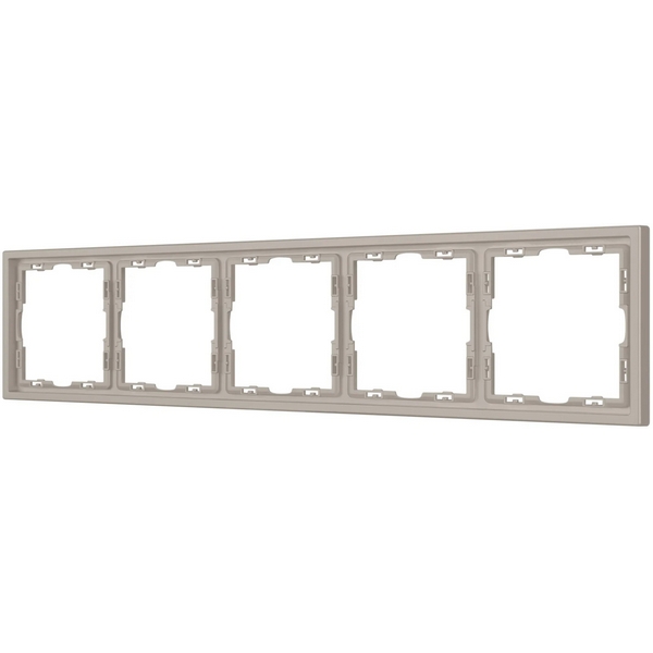 

Рамка пластиковая FRM-NOBE-SFPL-5-CA (Arlight, Кашемир) 059462, NOBE 059462