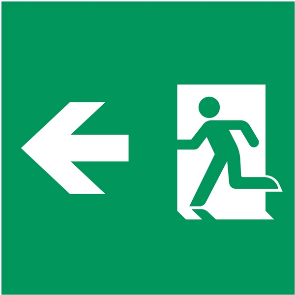 Изображение товара Пиктограмма EMGP-MARK-MA-LEFT для указания направления человека 15.4 см