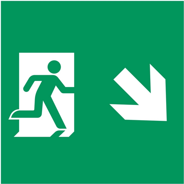 Изображение товара Пиктограмма EMGP-MARK-MA-RDOWN Arlight для указателей 15.4 см