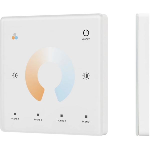 Сенсорная панель INTELLIGENT ARLIGHT SMART-RF-801-11-1G-4SC-MIX белый (3V, 2.4G) накладная (IARL, IP20 Пластик) 060186 Arlight
