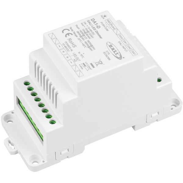 Изображение товара INTELLIGENT ARLIGHT Диммер SMART-DALI2-301-72-ADDR-DIM-PS-DIN-White (12-48V, 1x15A) (IARL, IP20 Пластик) 060683 Изображение товара INTELLIGENT ARLIGHT Диммер SMART-DALI2-301-72-ADDR-DIM-PS-DIN-White (12-48V, 1x15A) (IARL, IP20 Пластик) 060683