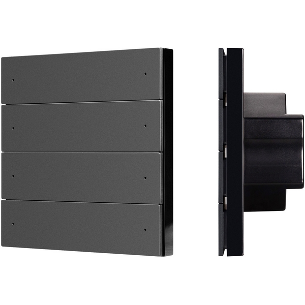 Изображение товара INTELLIGENT ARLIGHT Кнопочная панель SMART DALI-301-22-8K-D2-IN Black (BUS, Frameless) (IARL, IP20 Пластик) 060974