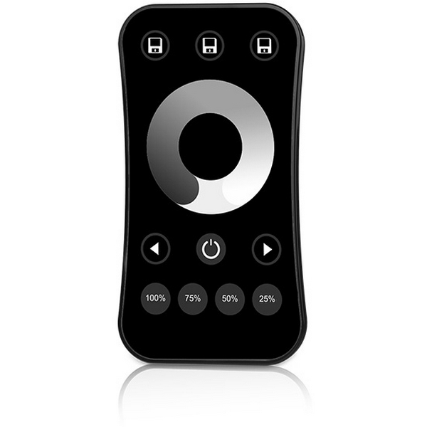 Изображение товара INTELLIGENT ARLIGHT Пульт SMART-801-52-1G-3SC-DIM Black (3V, 2.4G) (IARL, IP20 Пластик) 061096