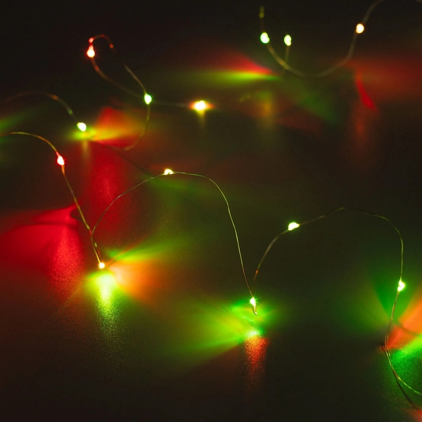 Светодиодная гирлянда ARD-DEW-HOME-2000-CLEAR-20LED-STD RGB (1.5V, Battery Pack, Cork) (Ardecoled, IP20) 062565 Arlight