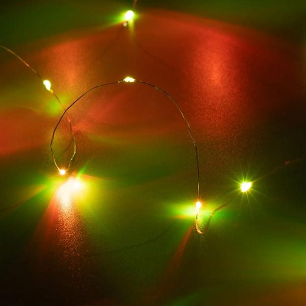 Светодиодная гирлянда ARD-DEW-HOME-2000-CLEAR-20LED-STD RGB (3V, Battery Pack) (Ardecoled, IP20) 062566 Arlight