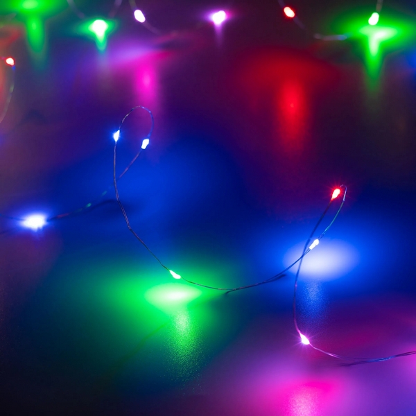 Светодиодная гирлянда ARD-DEW-HOME-10000-CLEAR-100LED-LIVE RGB (5V, USB, ПДУ) (Ardecoled, IP20) 062567 Arlight